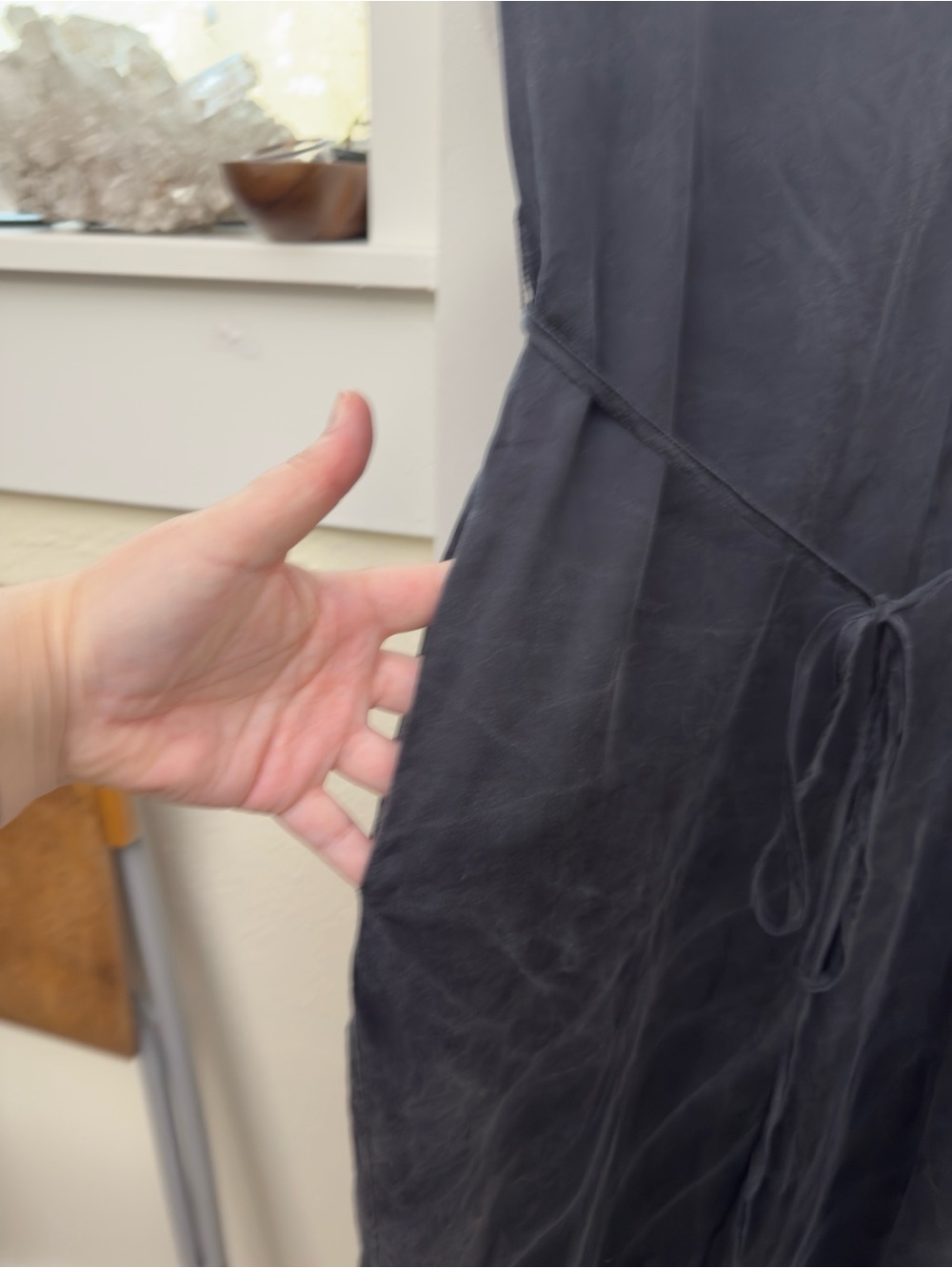 Ettitude sateen jumpsuit in onyx - Picture 4 of 12